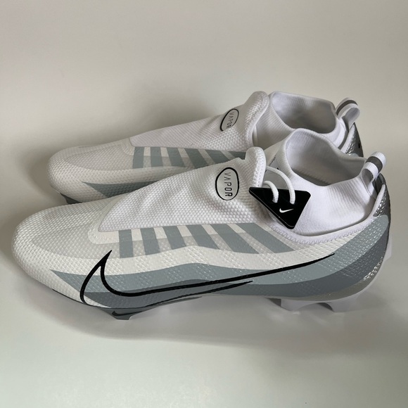 Nike Vapor Edge 360 Pro Football Cleats White Black Size 14 DQ3670-102 - Picture 5 of 7